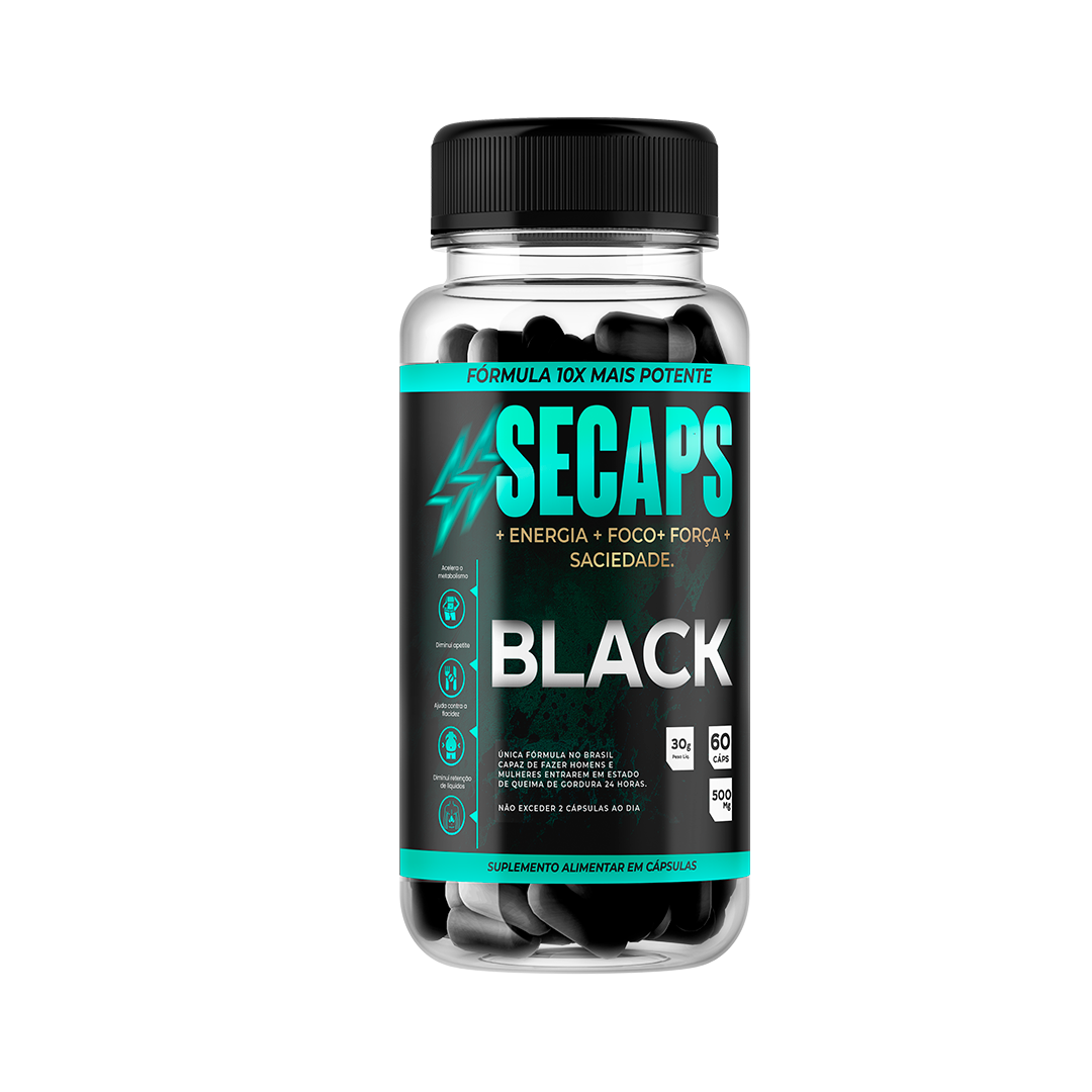 SECAPS BLACK (60 CÁPSULAS)